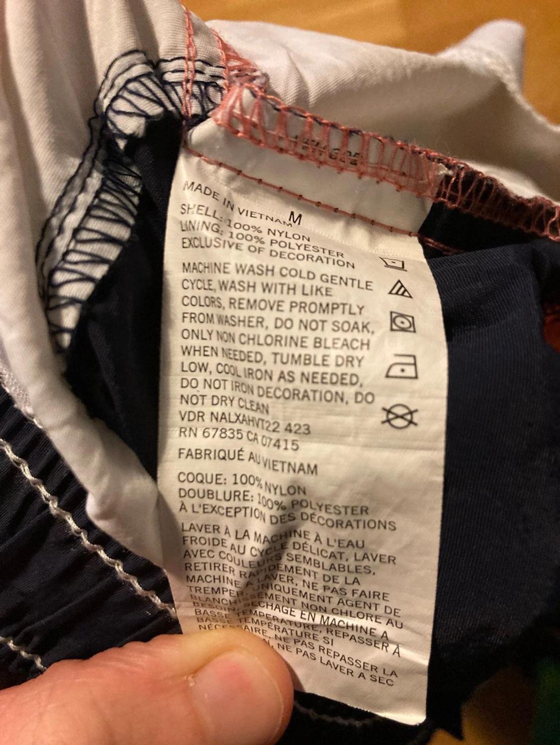 Randiga badshorts från Nautica M - 3