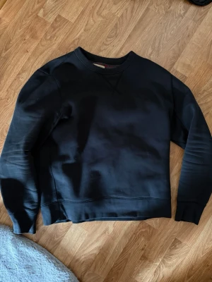 Svart Burberry hoodie - Säljer en ovanlig burberry hoodie som jag själv inte visste existera. Den är i top skick och har inga defekter. Pris går att diskutera!! OBS liten i storleken