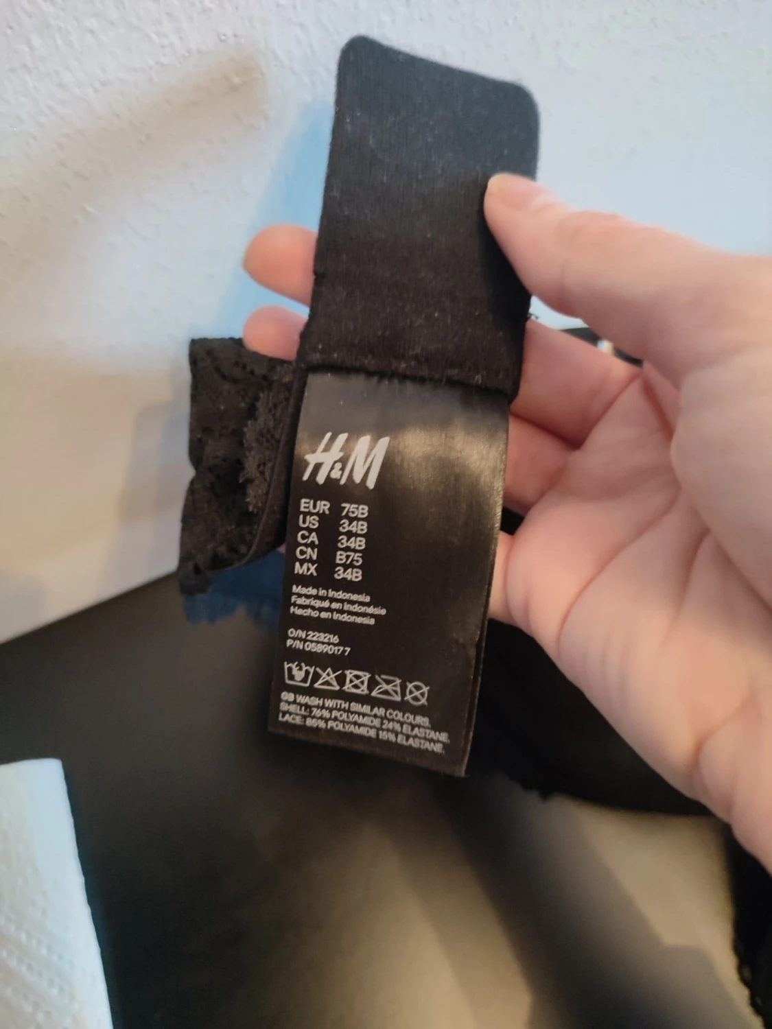 Svart push up bh - 4