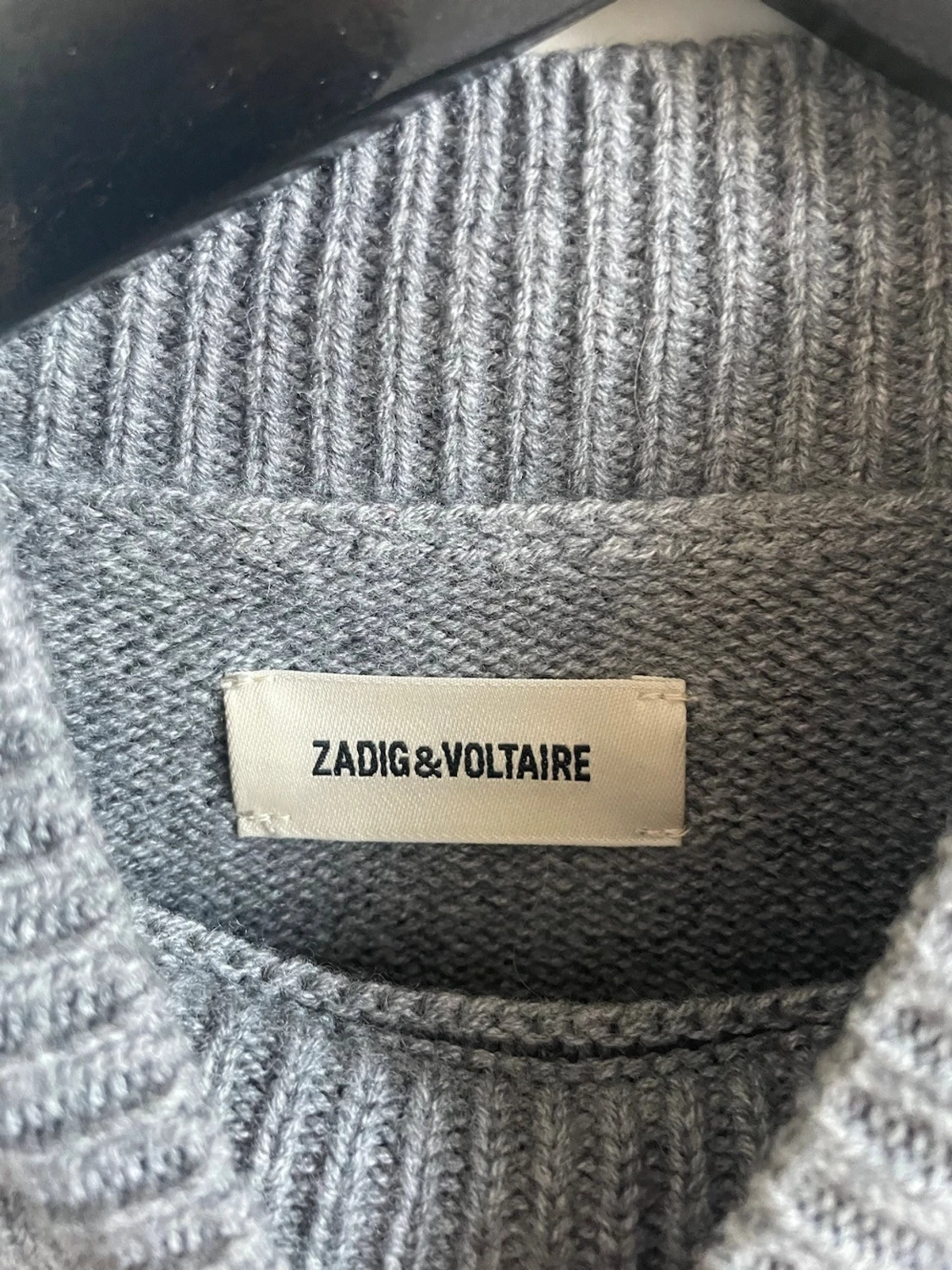 Grå stickad tröja Zadig & Voltaire - 1