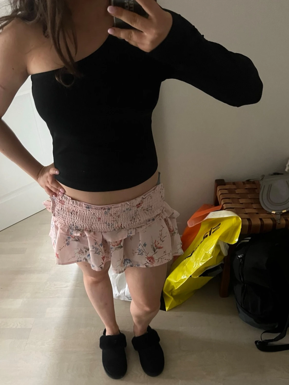 One shoulder topp - 1