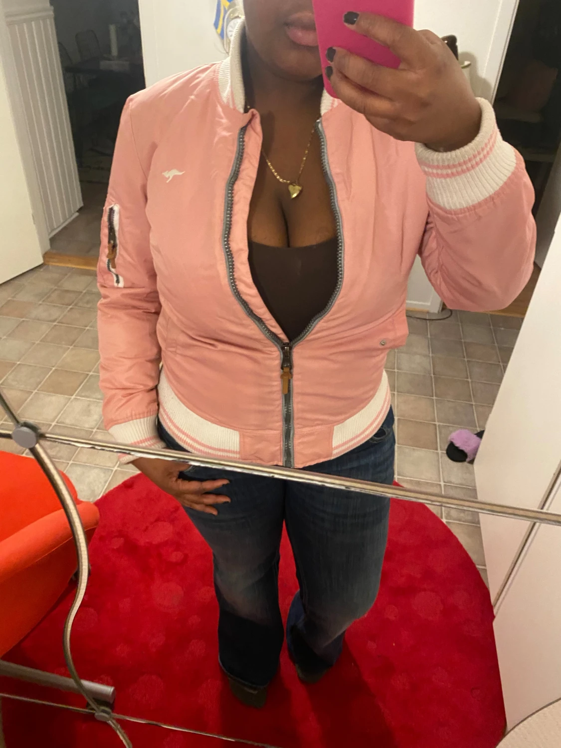 Rosa bomberjacka  - 1