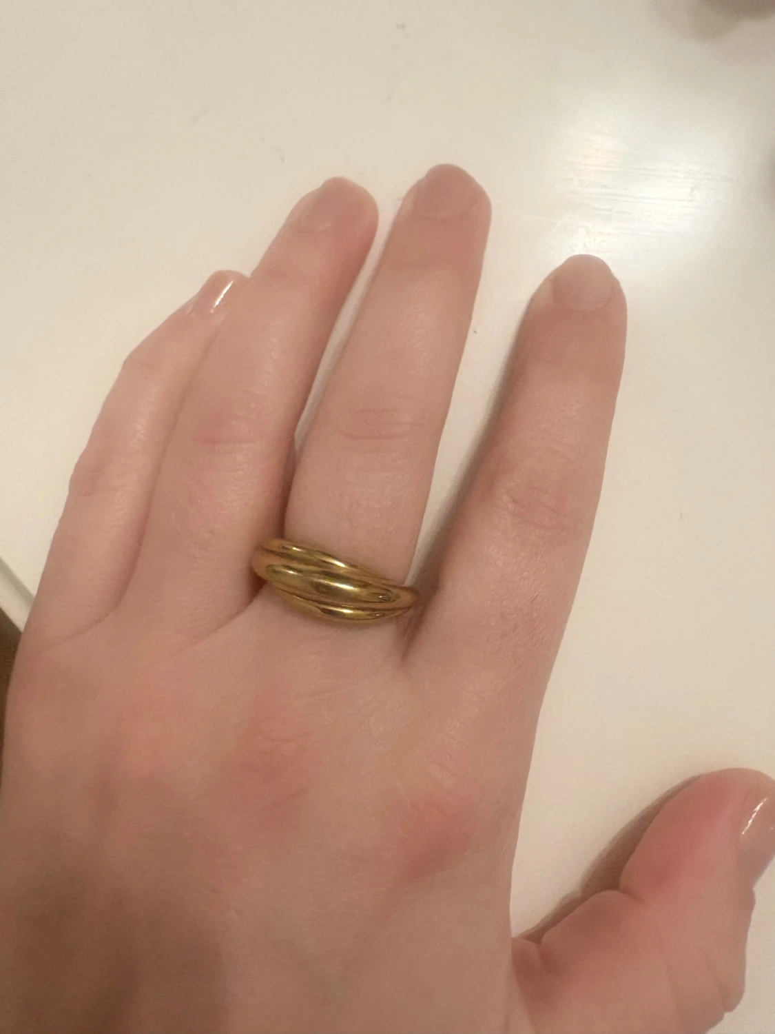 Guldfärgad ring från Edblad - 2