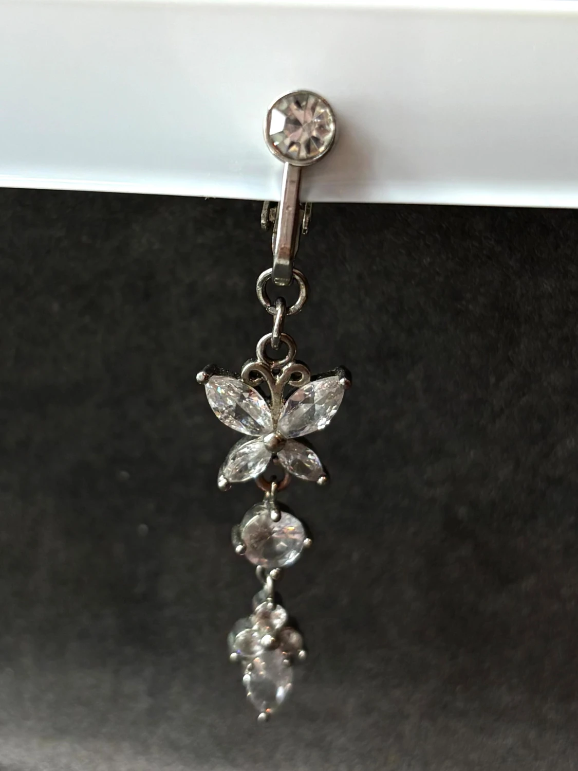 Clip on navelpiercing 