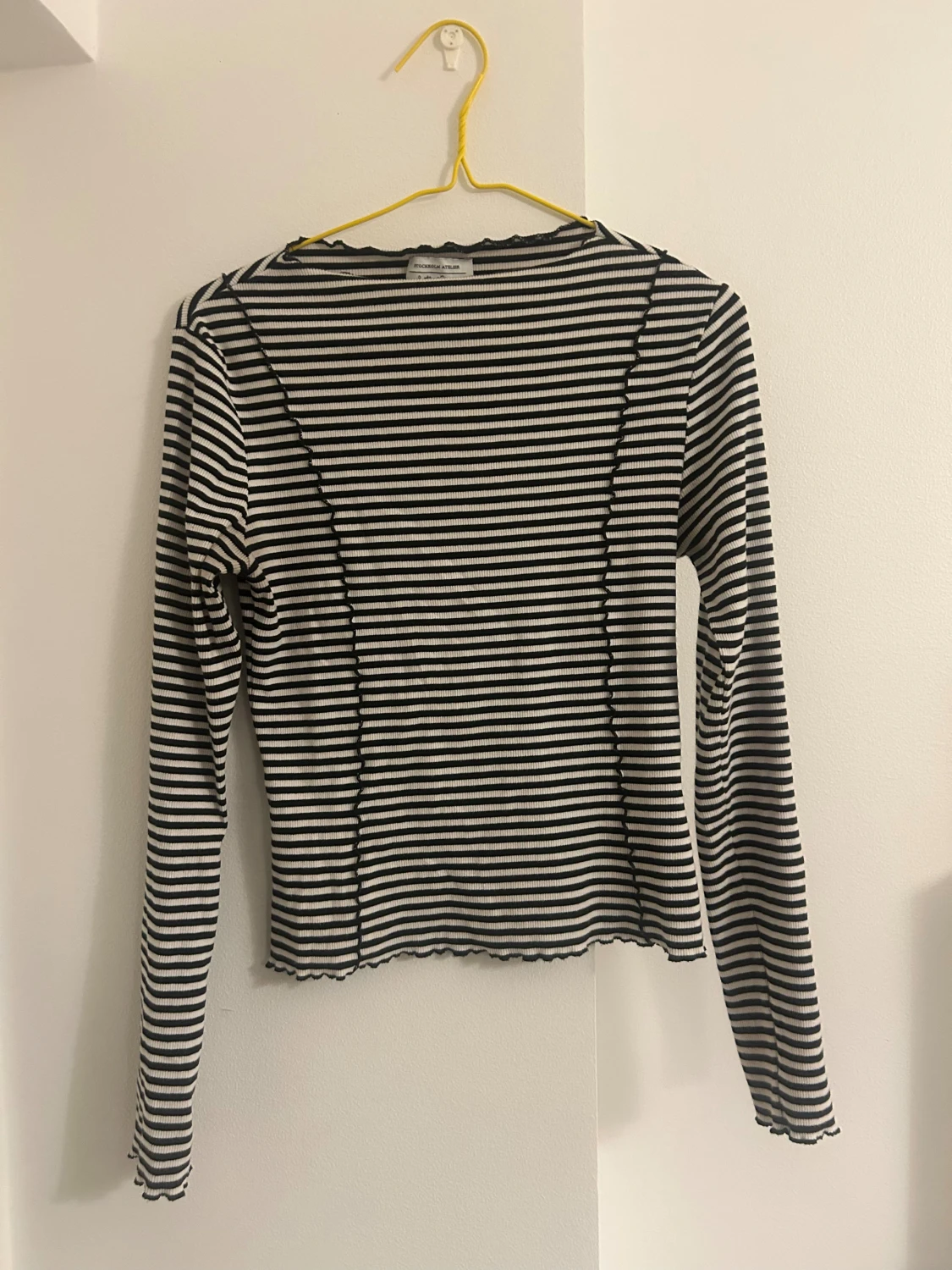 Randig långärmad topp - 1