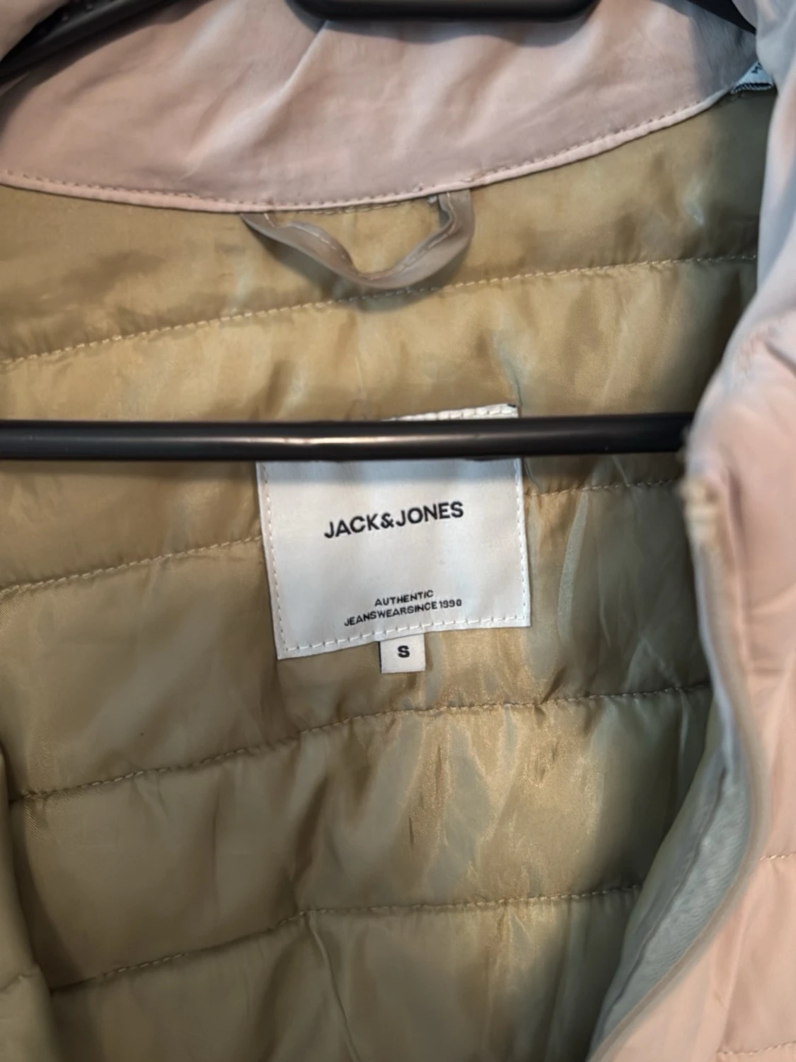 Beige quiltad dunväst Jack & Jones - 1