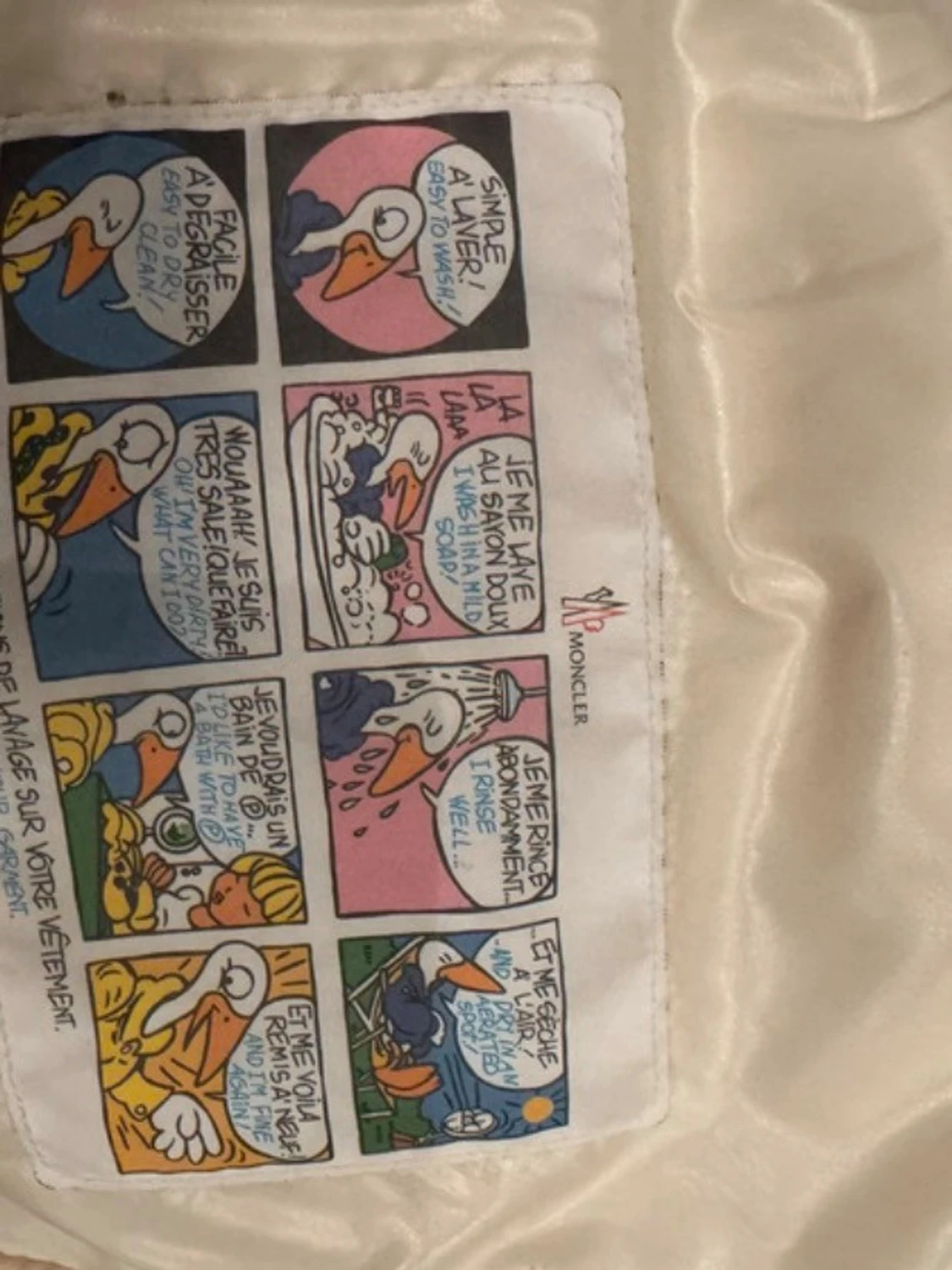 Beige pufferjacka Moncler - 4