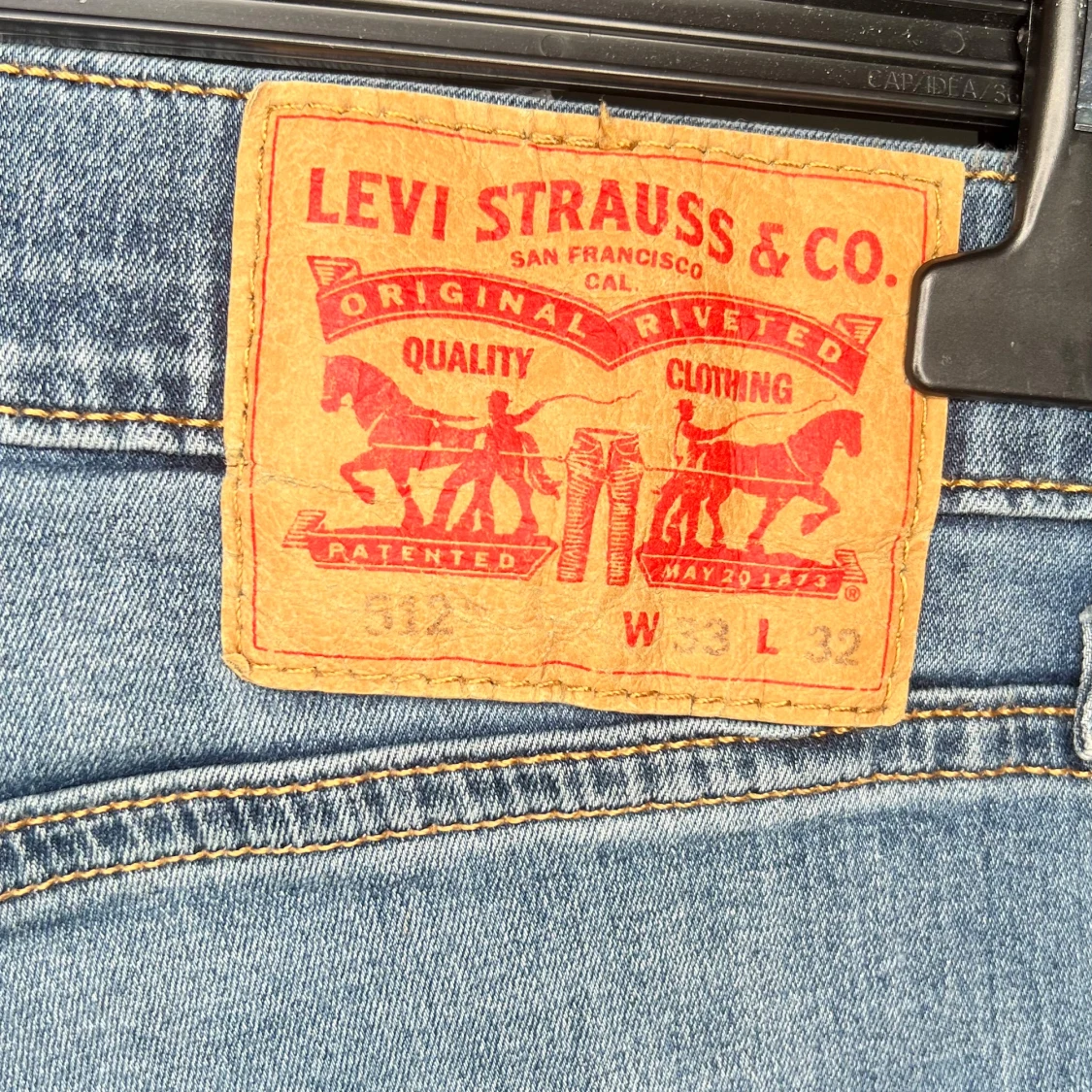 Levi's 514 ljusblå jeans W33 L32 - 2
