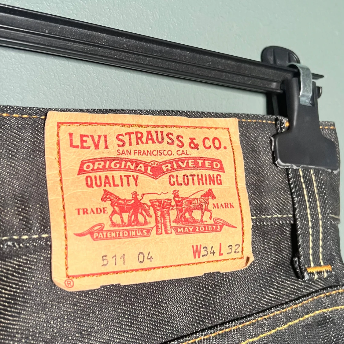 Levi's 511 Slim Jeans Svart W34 L32 - 2