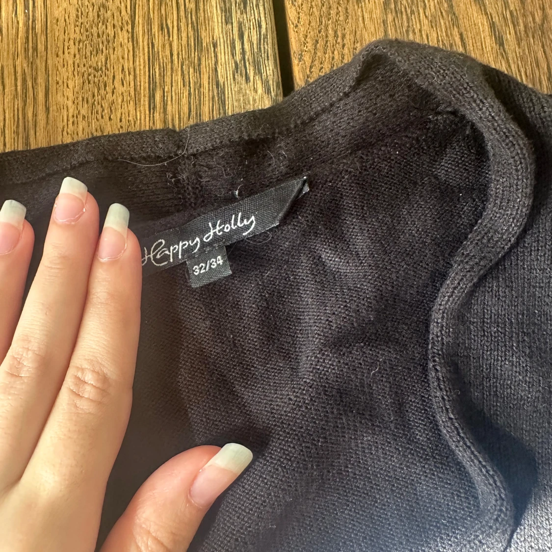 Svart kimono från Happy Holly - 1