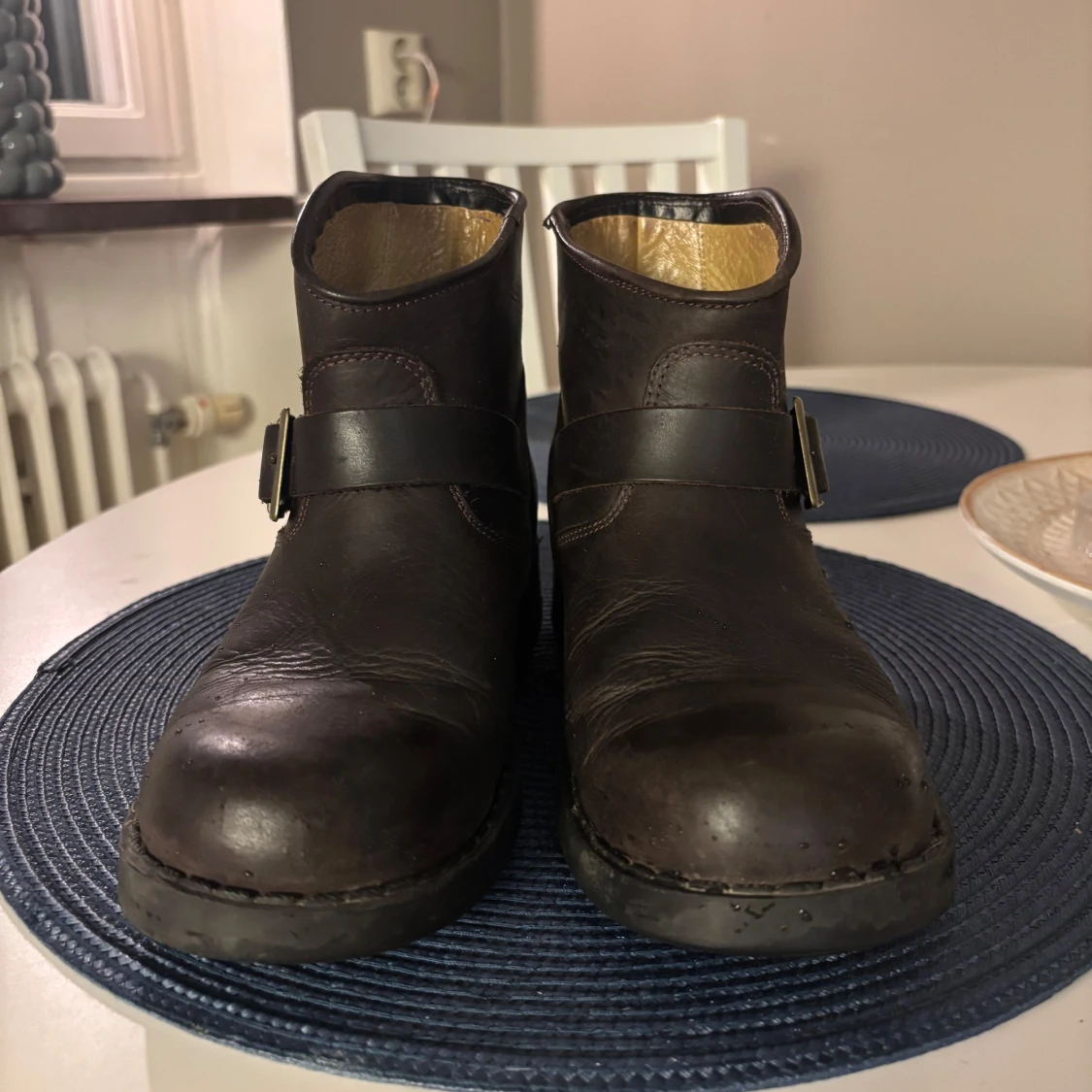 Johnny Bulls bruna boots i skinn - 1