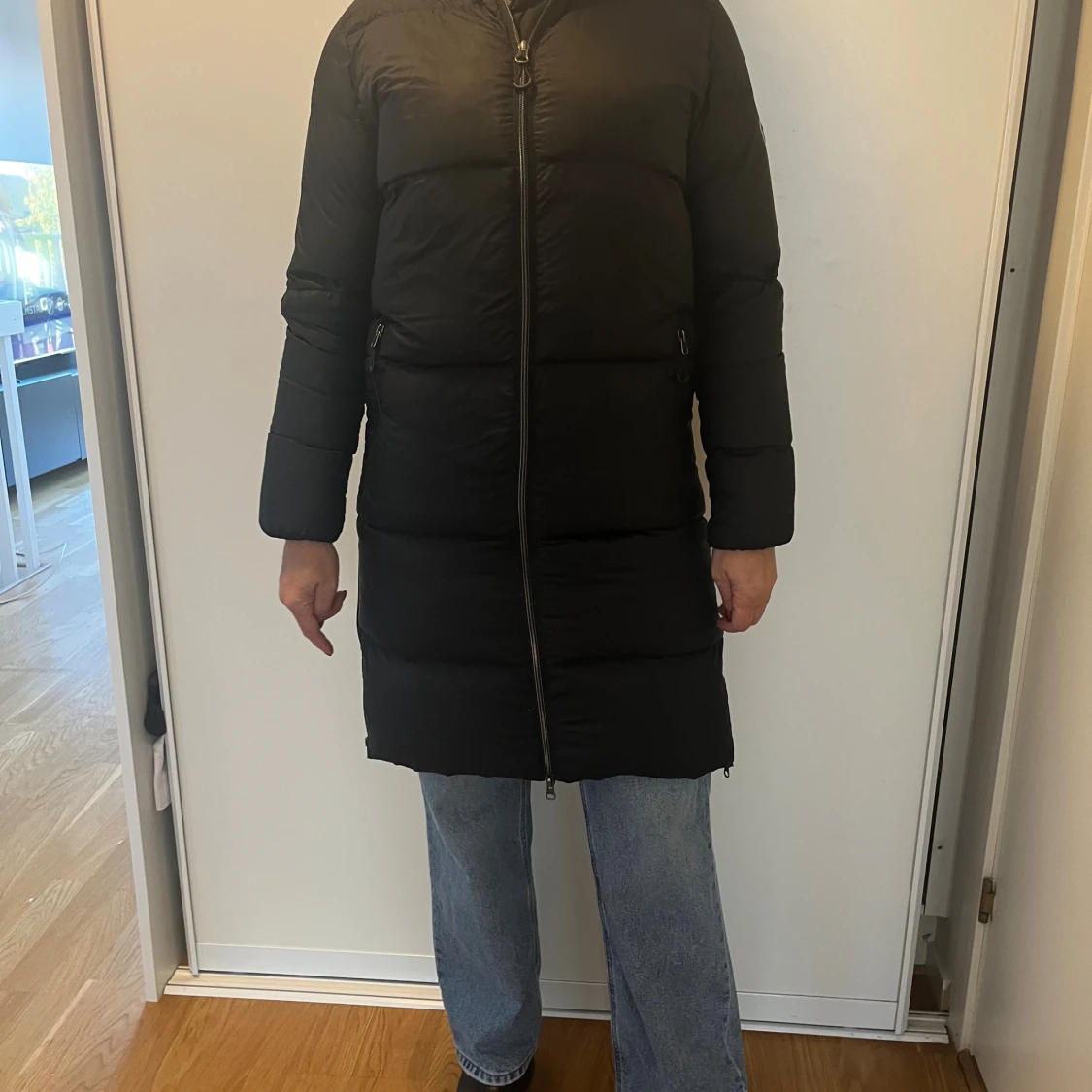 Svart lång dunjacka Cross Sportswear - 2