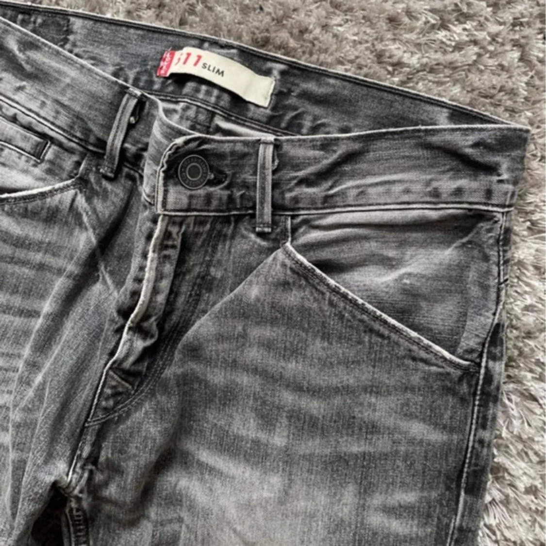 Lågmidjade jeans  - 90