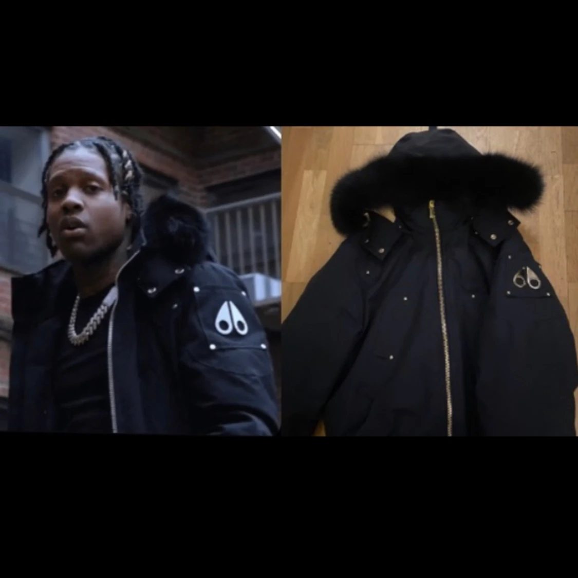 Moose Knuckles Bomber Jacket Gold