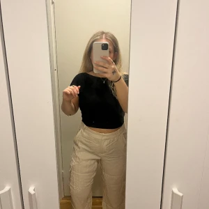 Linne byxor  - Linne byxor storlek 44 från hm 