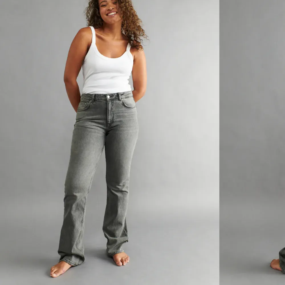 Säljer dessa jeans från Gina i 38, sparsamt använda . Jeans & Byxor.