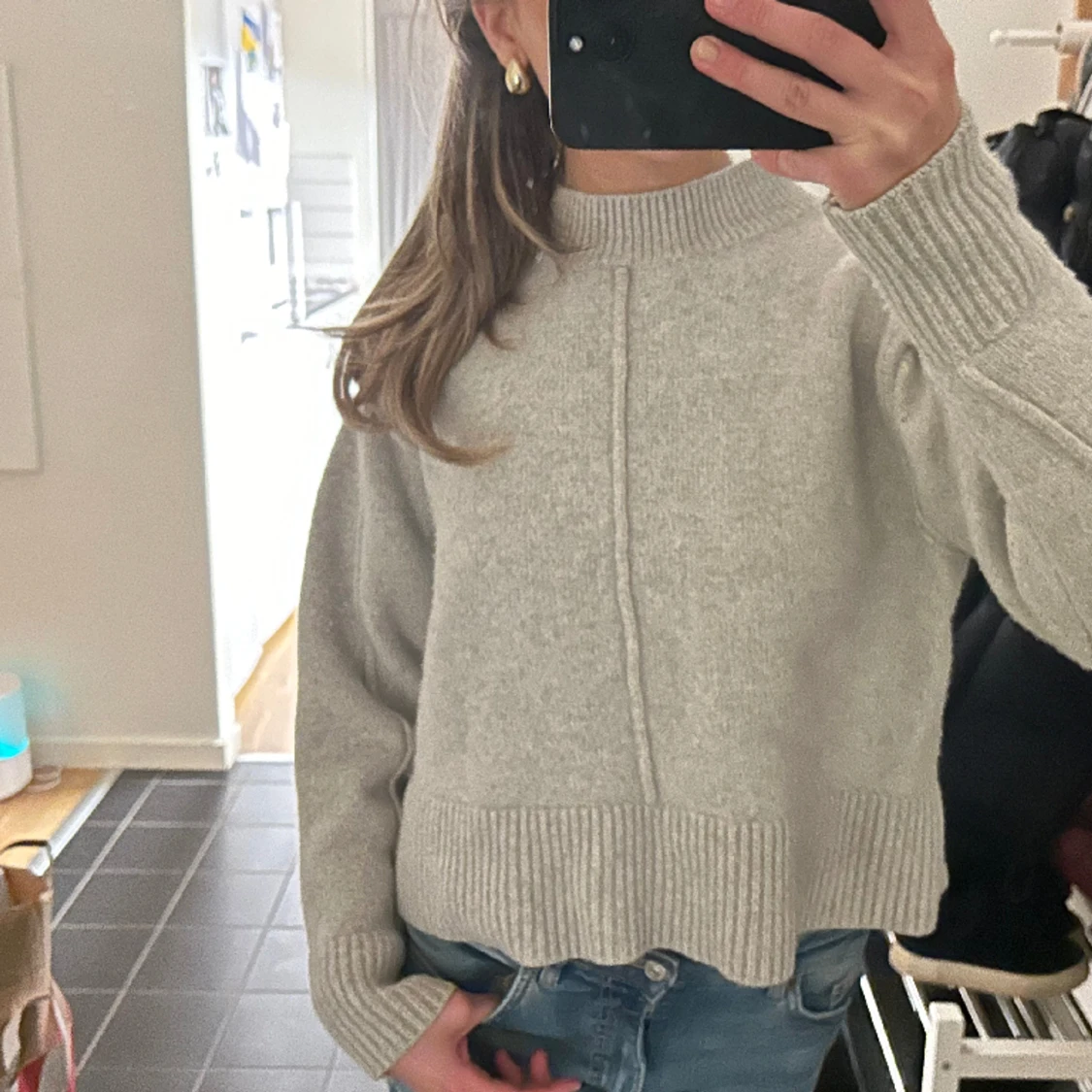 Stickad tröja  - 90
