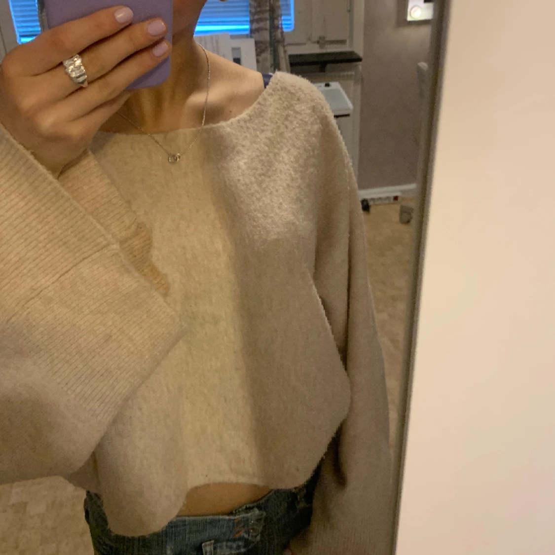 Beige Zara tröja  - 91