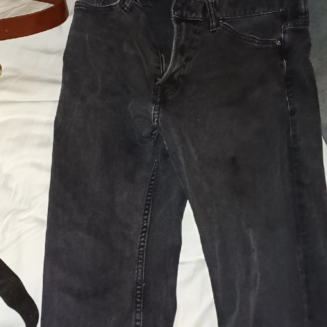 Svarta slimfit jeans