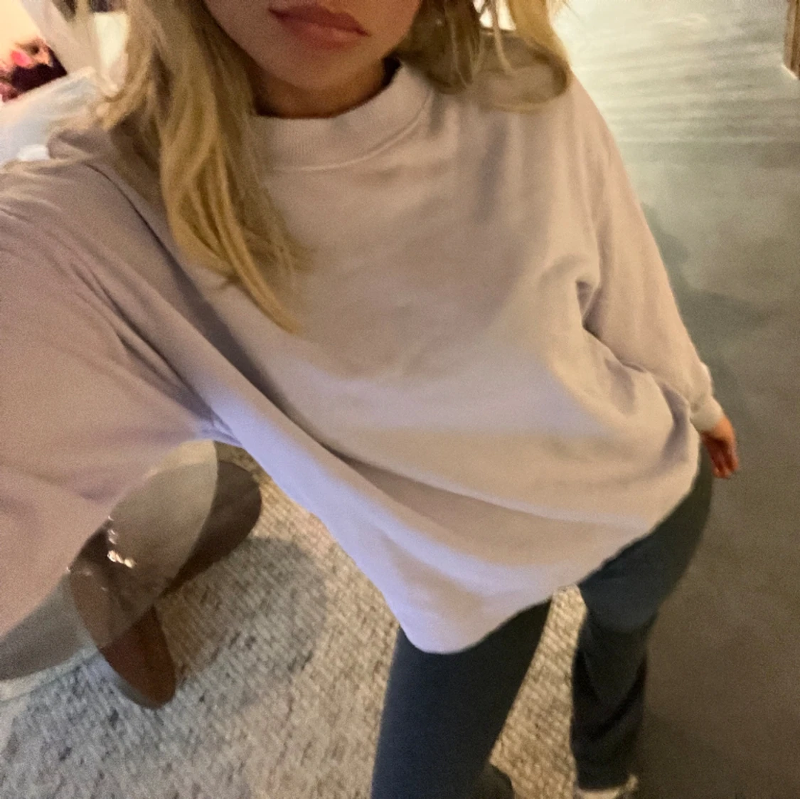 Ljuslila sweatshirt - 90