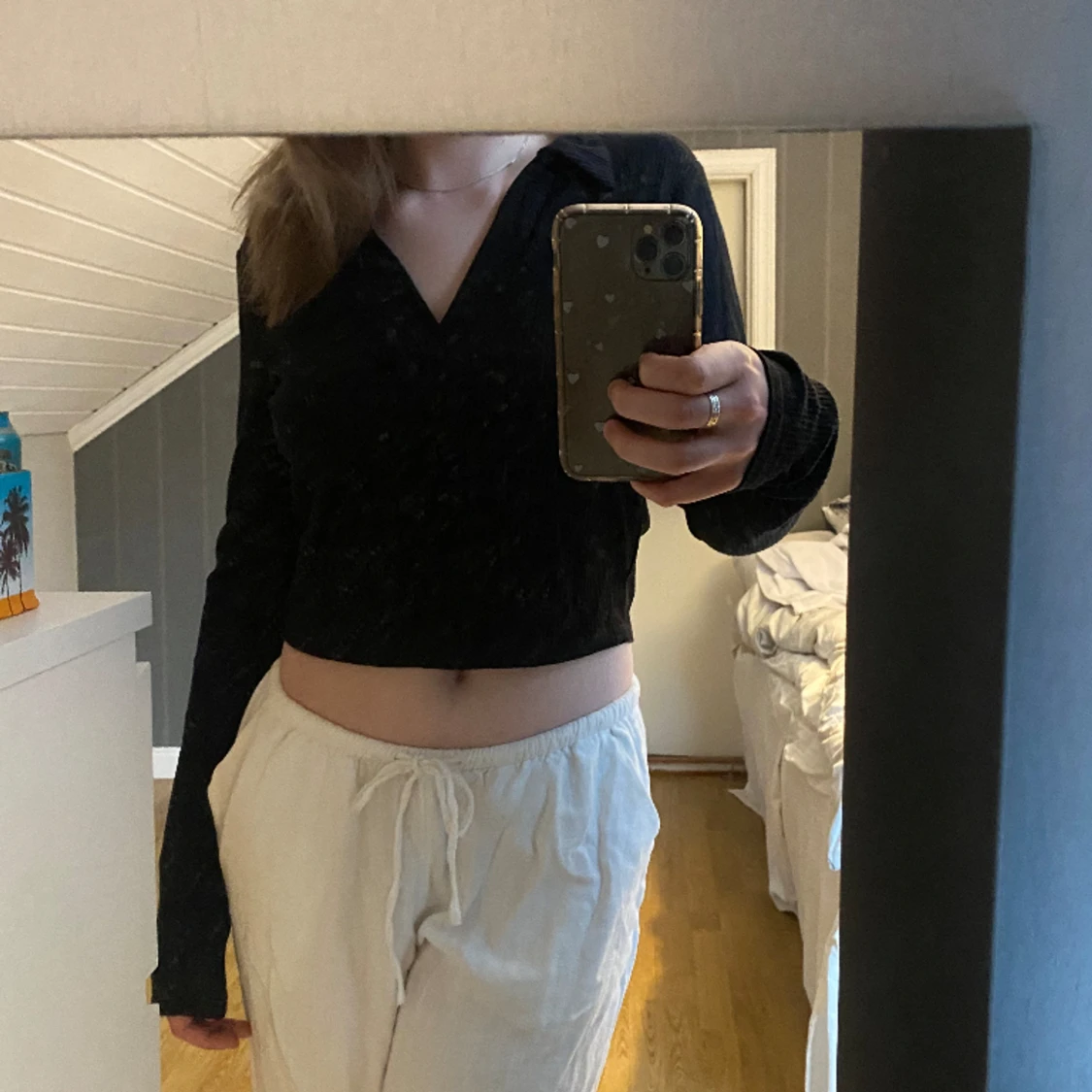 Ribbad Långärmad - 90