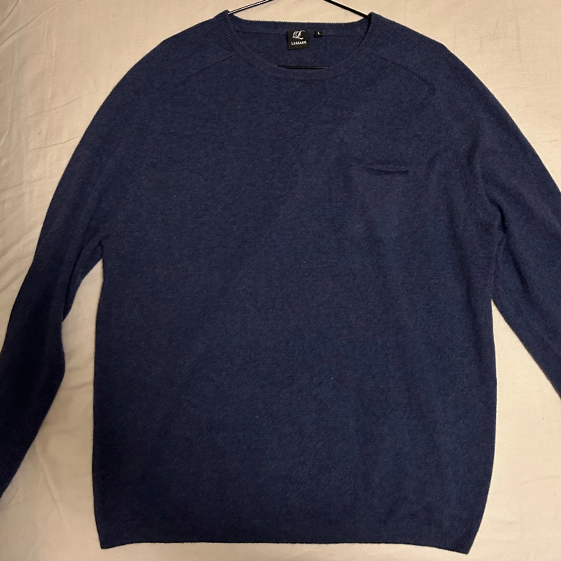 Blå cashmere sweater - 91