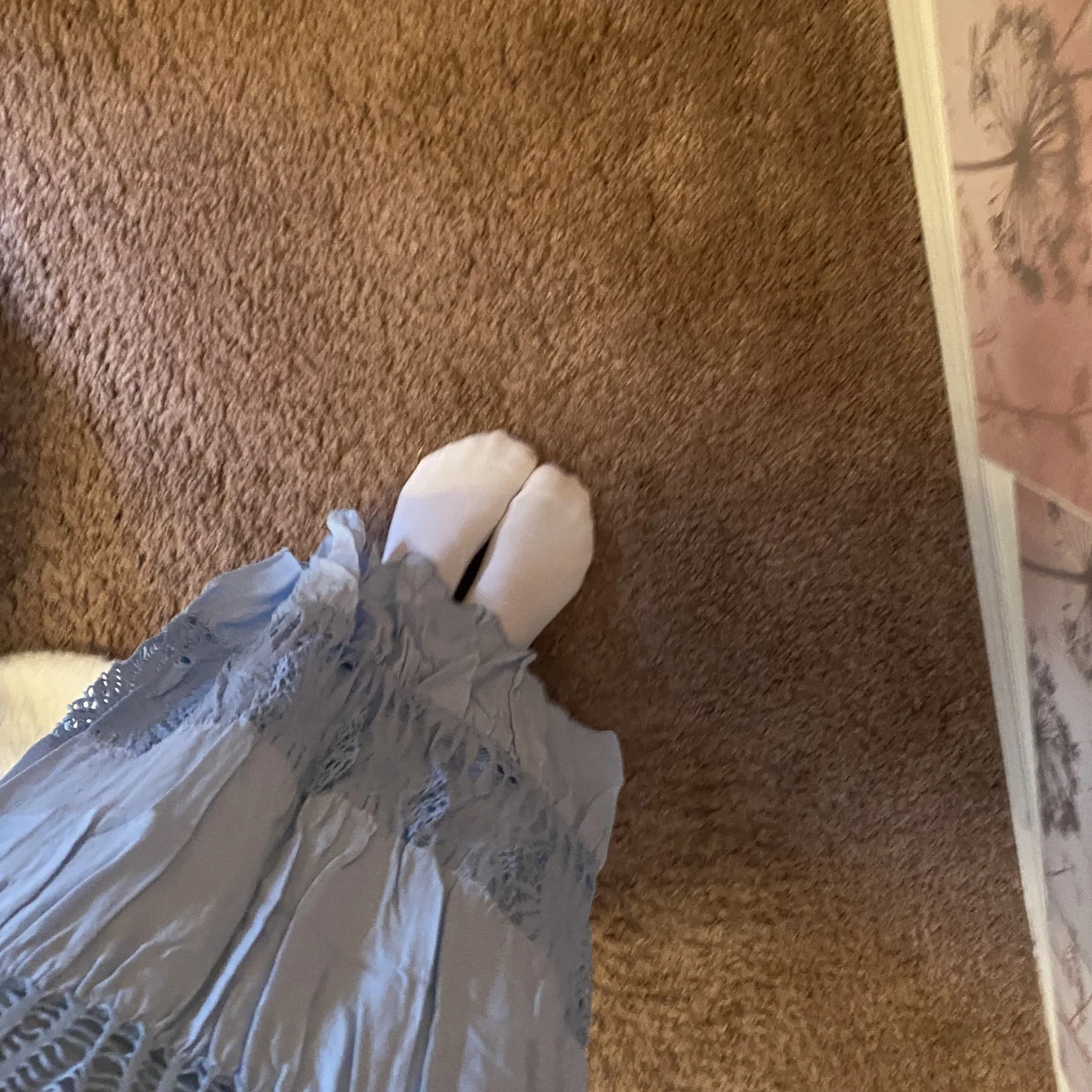 blå lång kjol - 91