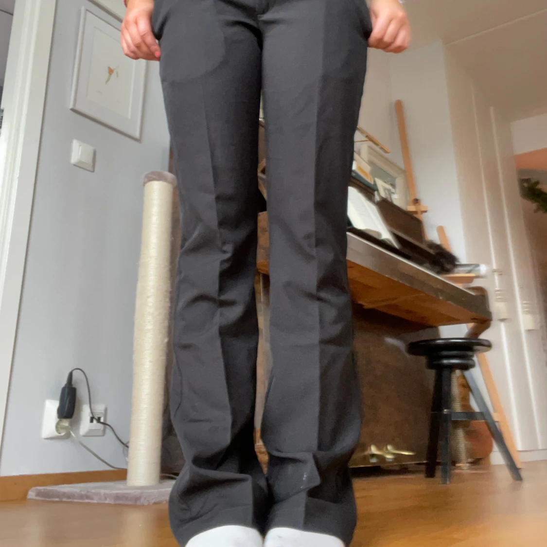 Lågmidjade kostymbyxor  - 90