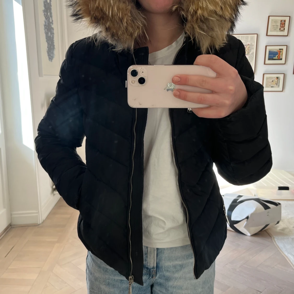 Vinterjacka med päls