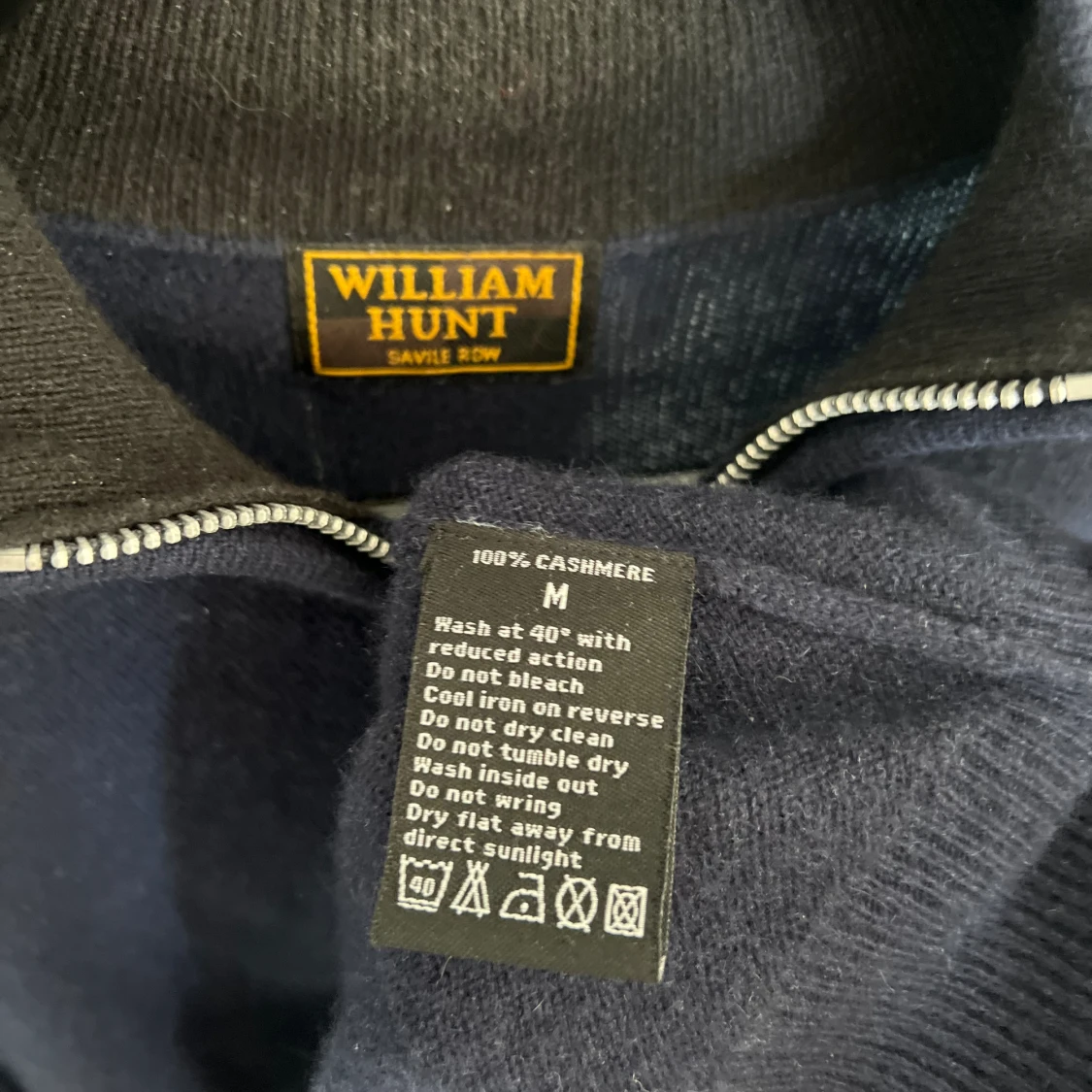 Cashmere half zip - 90