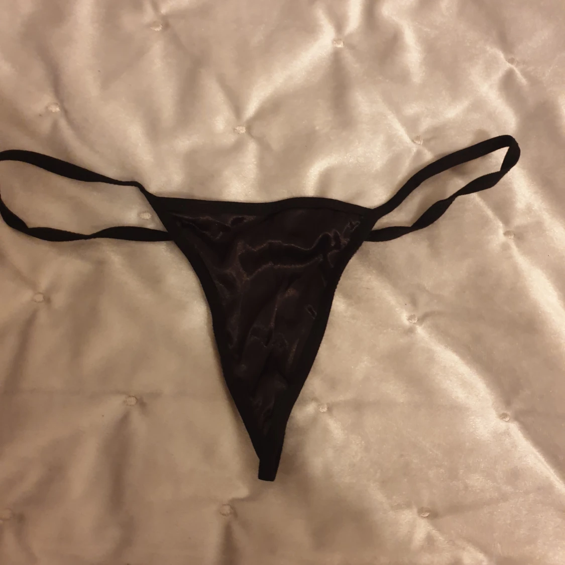 Sexigt nattlinne i svart o rosa spets - 90