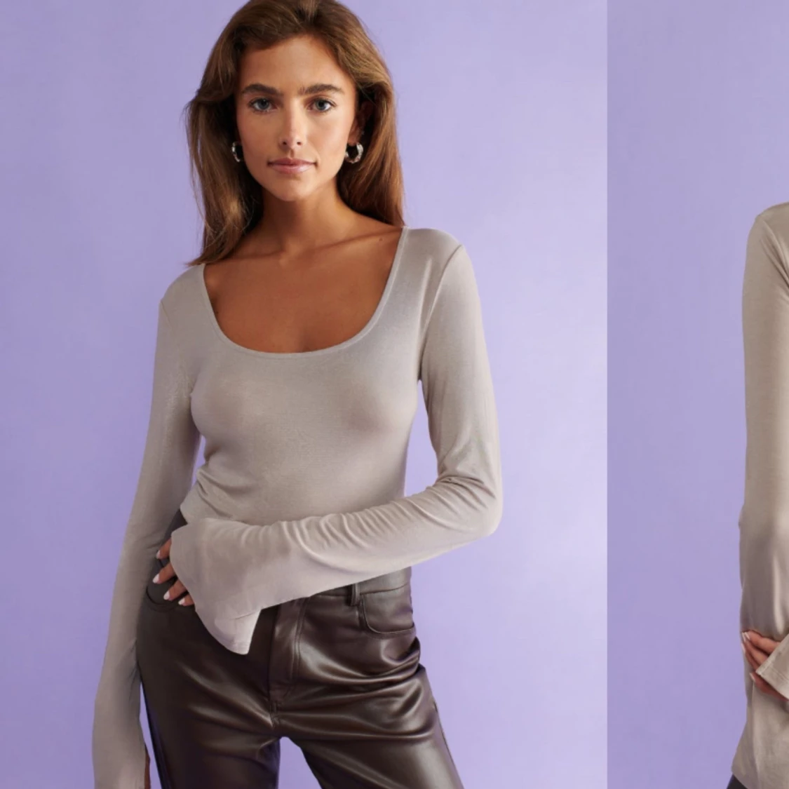 Soft touch jersey top