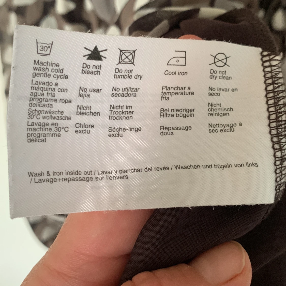 Mönstrad klänning från Esprit - 93