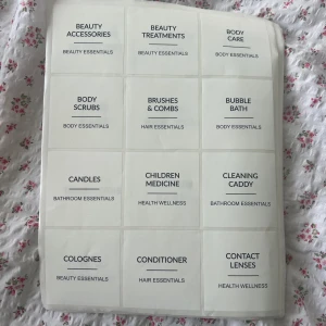 Etiketter  - Perfekt för att fixa hemma 