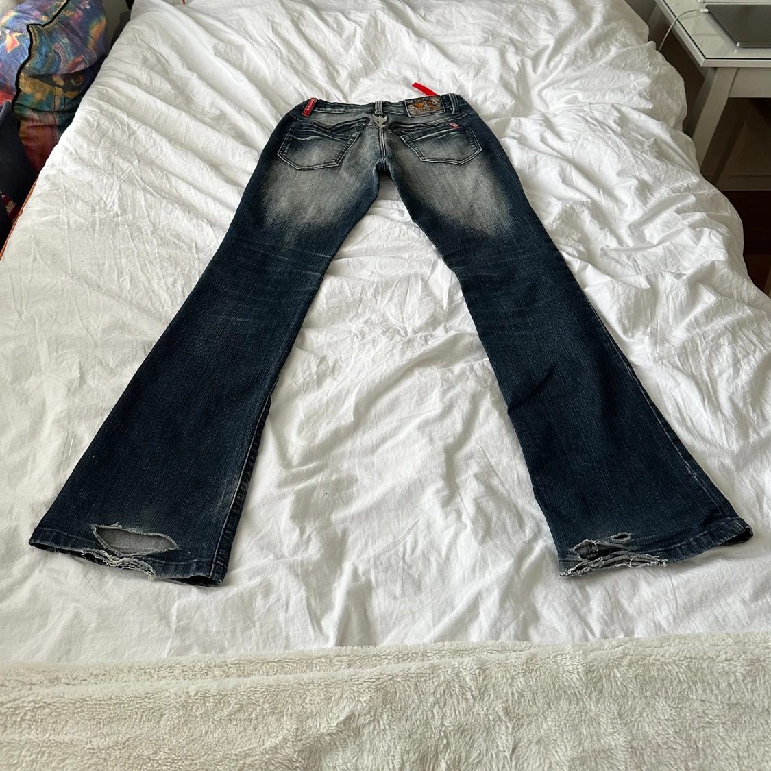Lågmidjade bootcut jeans  - 91