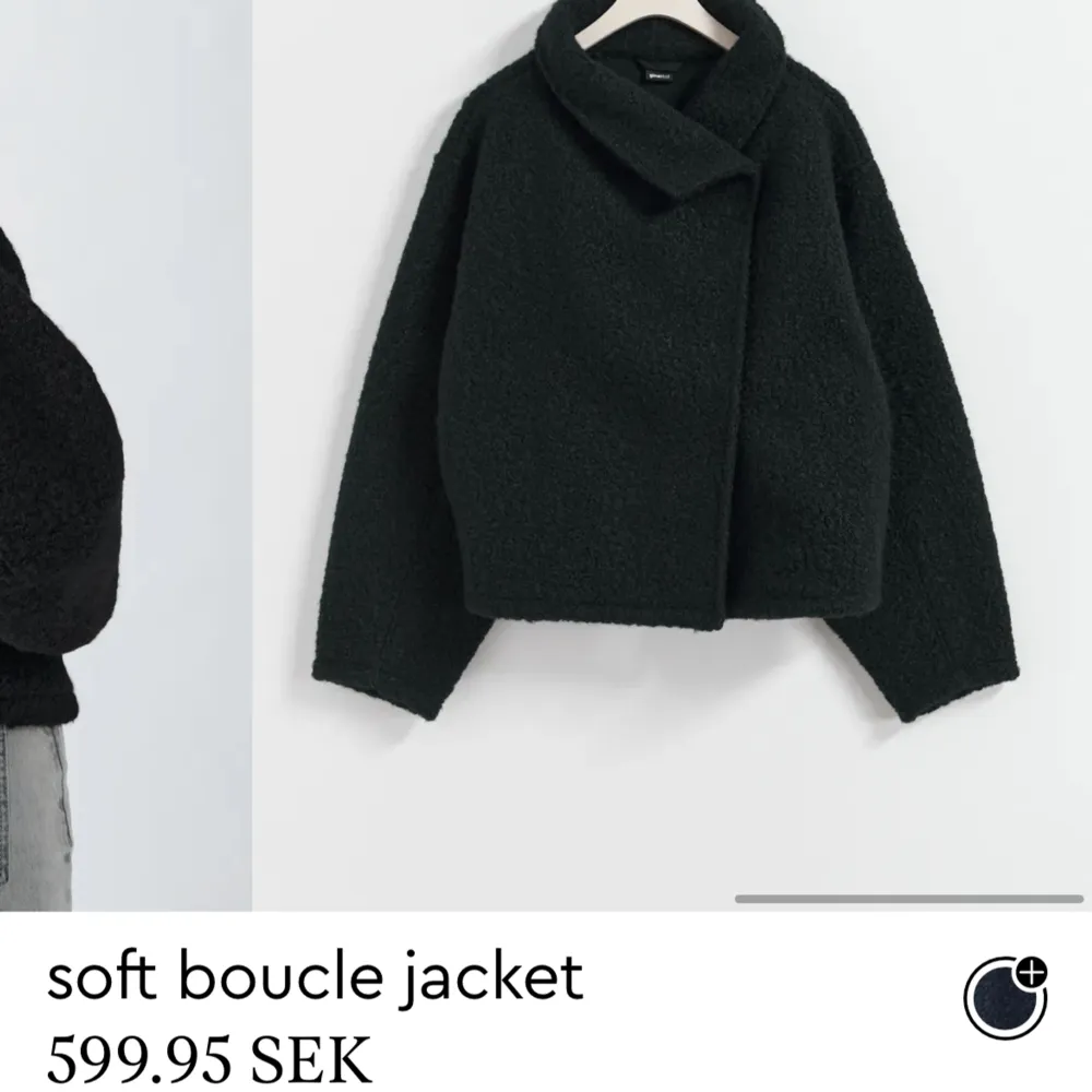 Gina Tricots soft boucle jacket, använd fåtal gånger. Mycket bra skick . Jackor.