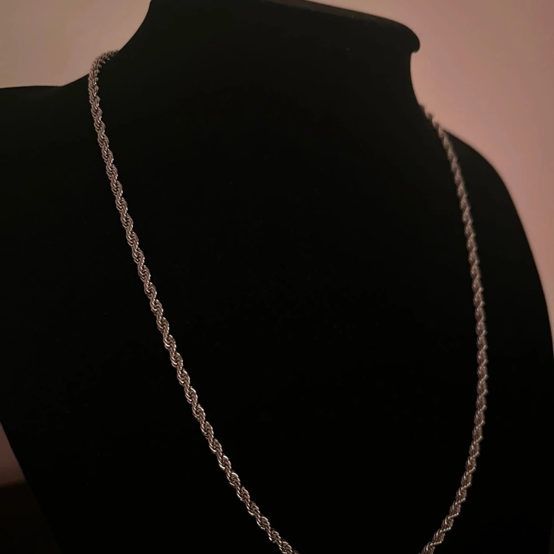 Silver halsband - 90