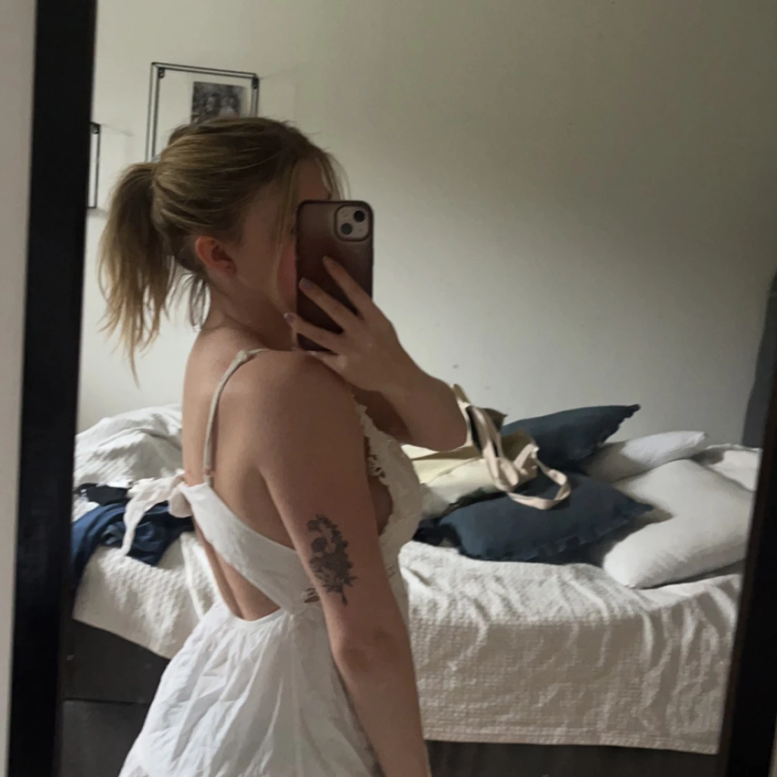 Vit sommarklänning  - 93