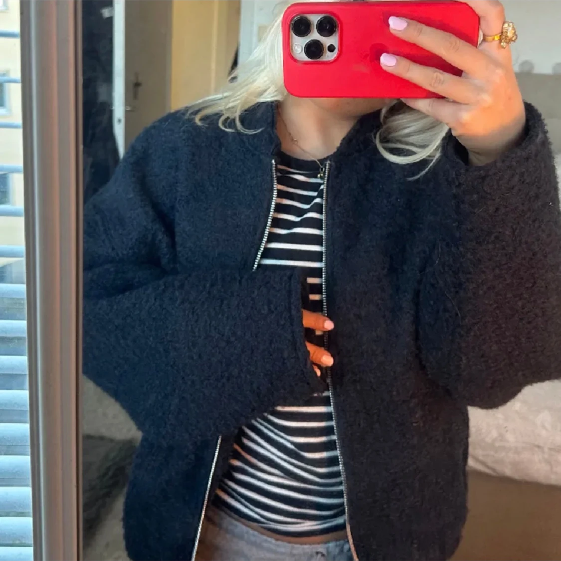 Mörkblåa jacka💕 - 90