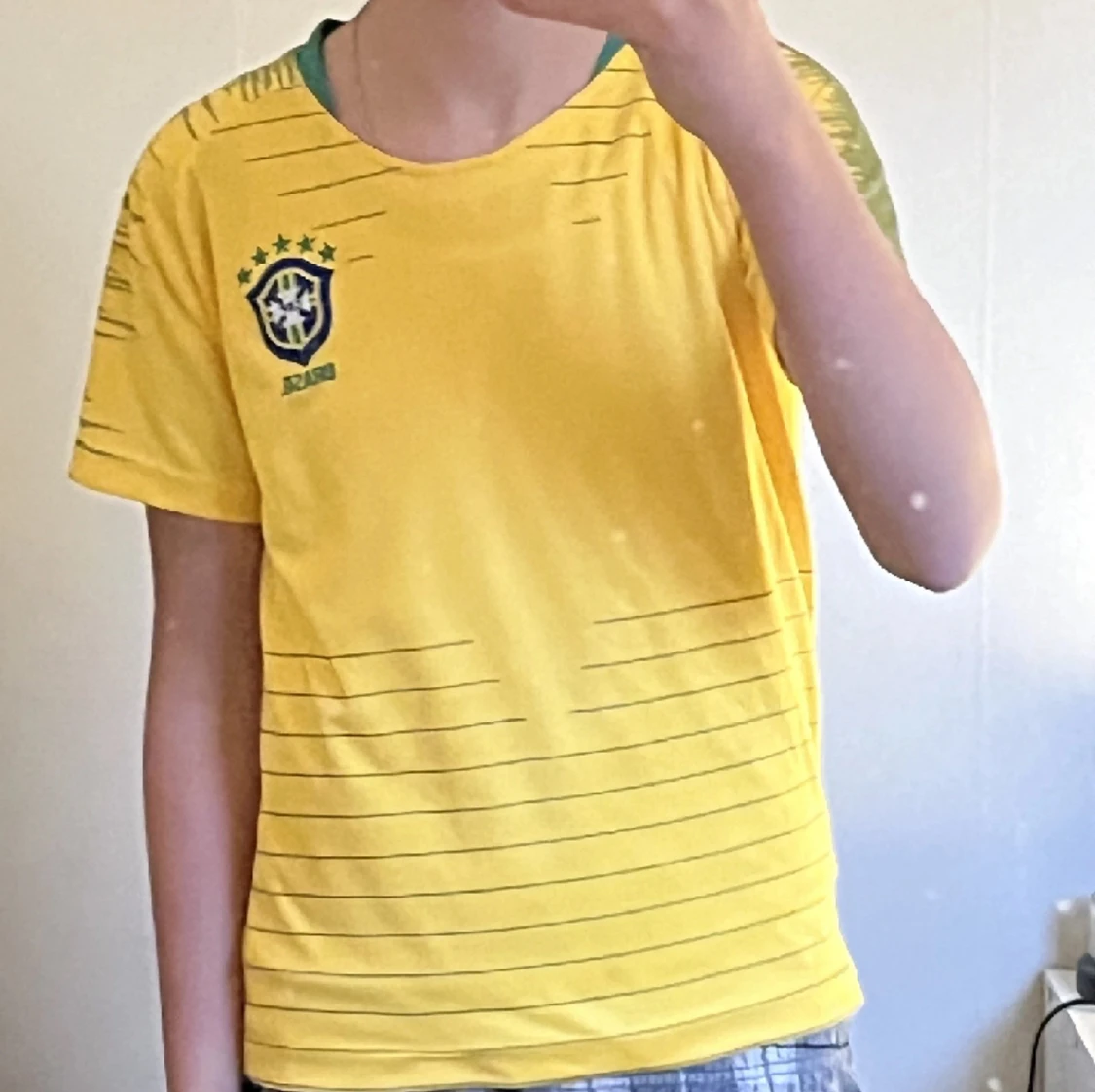 brasilien top/fotbollströja - 90