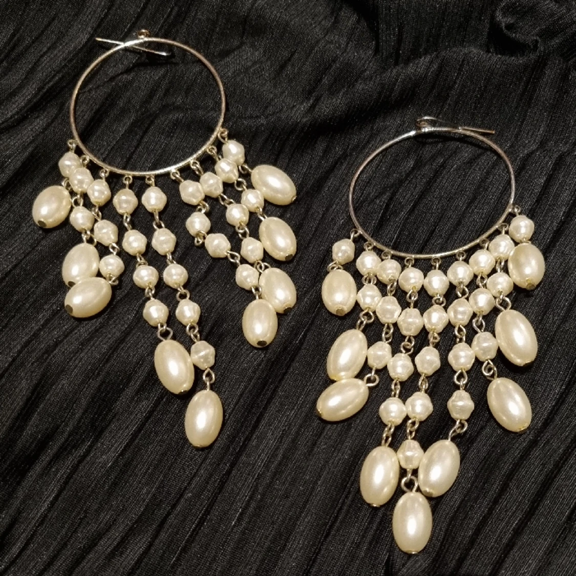 Örhängen pärlor - 90