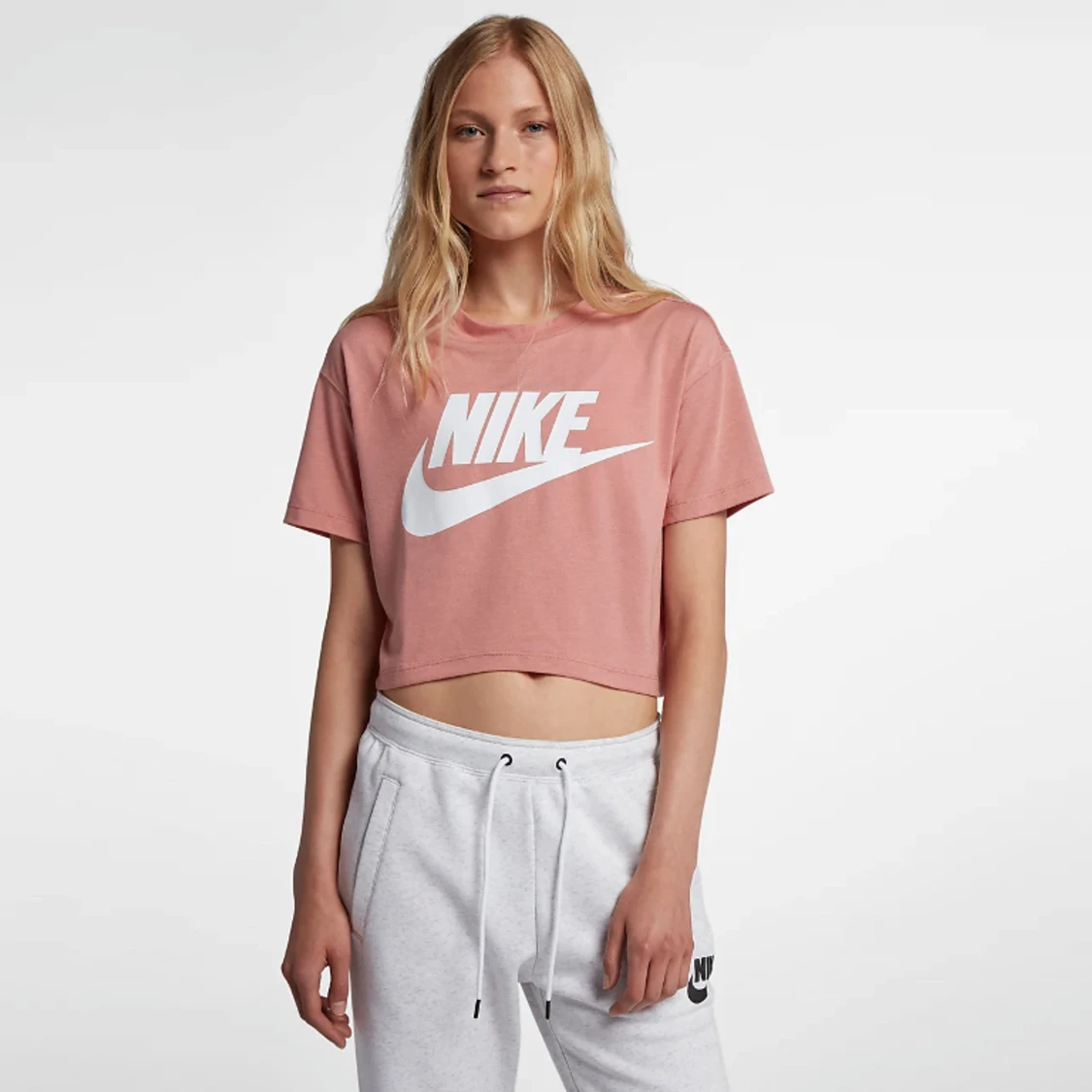 Rosa Nike croptop