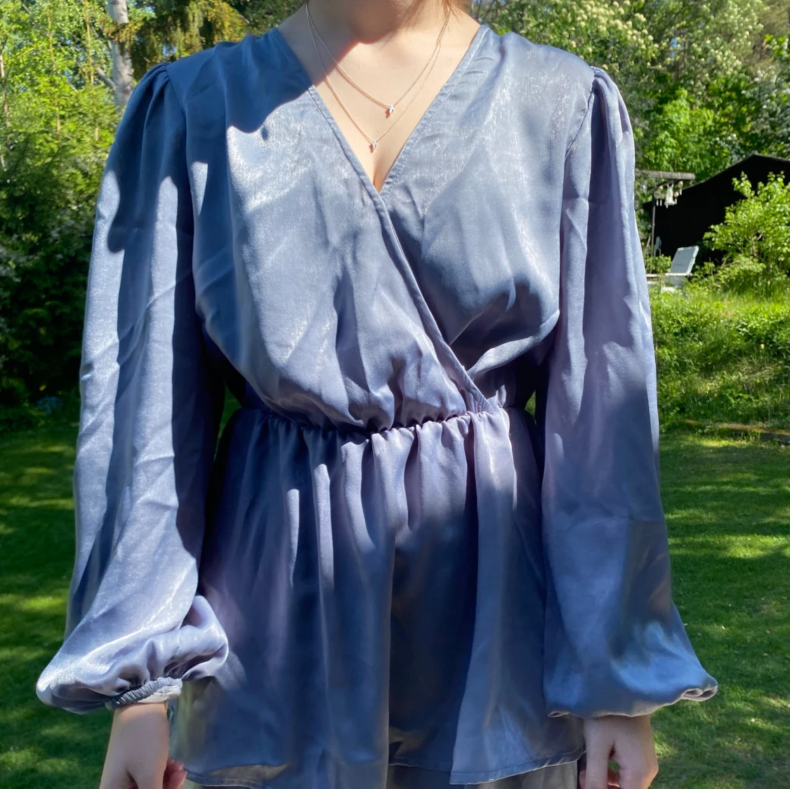 Blå formell klänning - 90