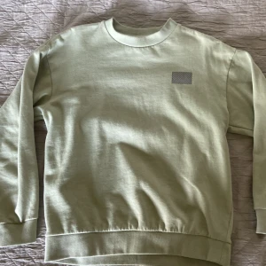Grön sweatshirt  - Ljus grön sweatshirt med tryck i nyskick. Pris kan diskuteras.