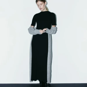 Zara Stickat klänning Svart - Nytt skick. Fin passar✨Bomull, svart, storlek s 