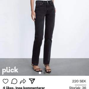 Sååååå fina mid waist, straight jeans från zara❤️går inte att köpa längre tror ja