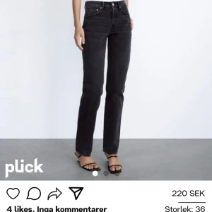 Mid waist jeans - Sååååå fina mid waist, straight jeans från zara❤️går inte att köpa längre tror ja