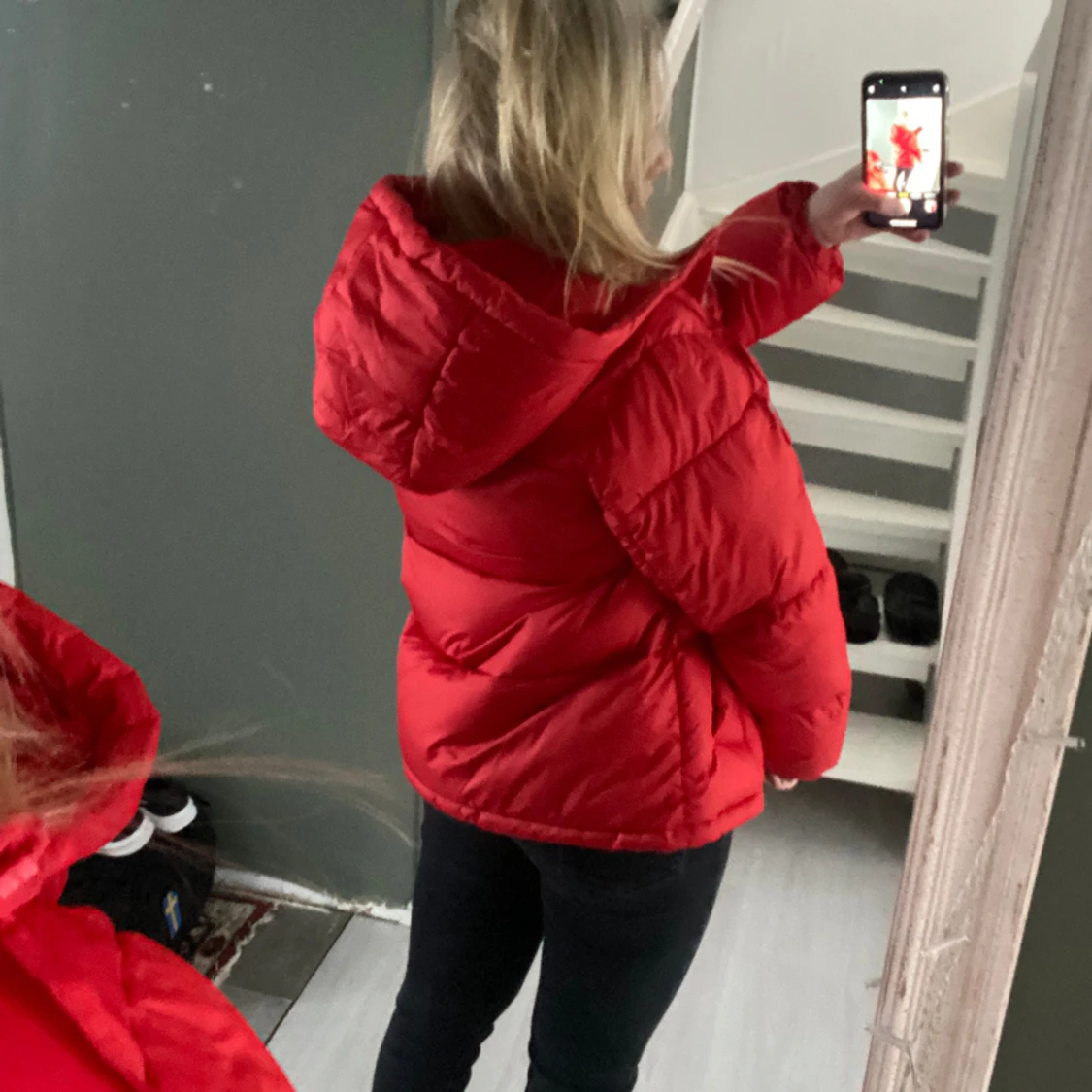 Hm jacka röd  - 91
