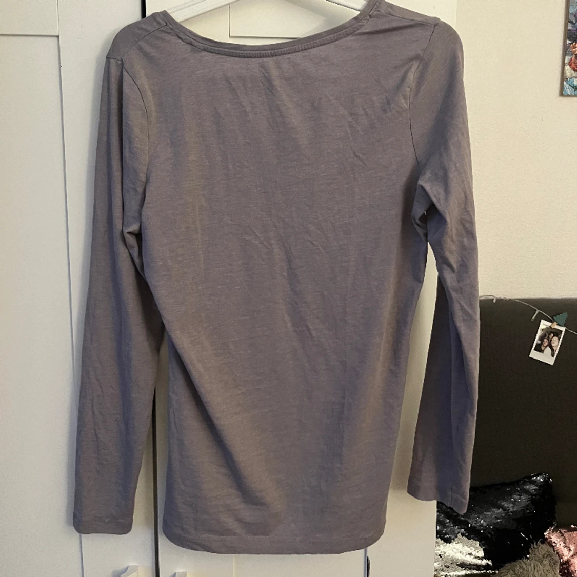 Långärmad tröja med tunt tyg  - 90