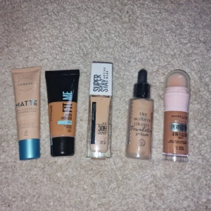 Foundation - Oöppnade och nya, olika priser och paketpris🫶🏼